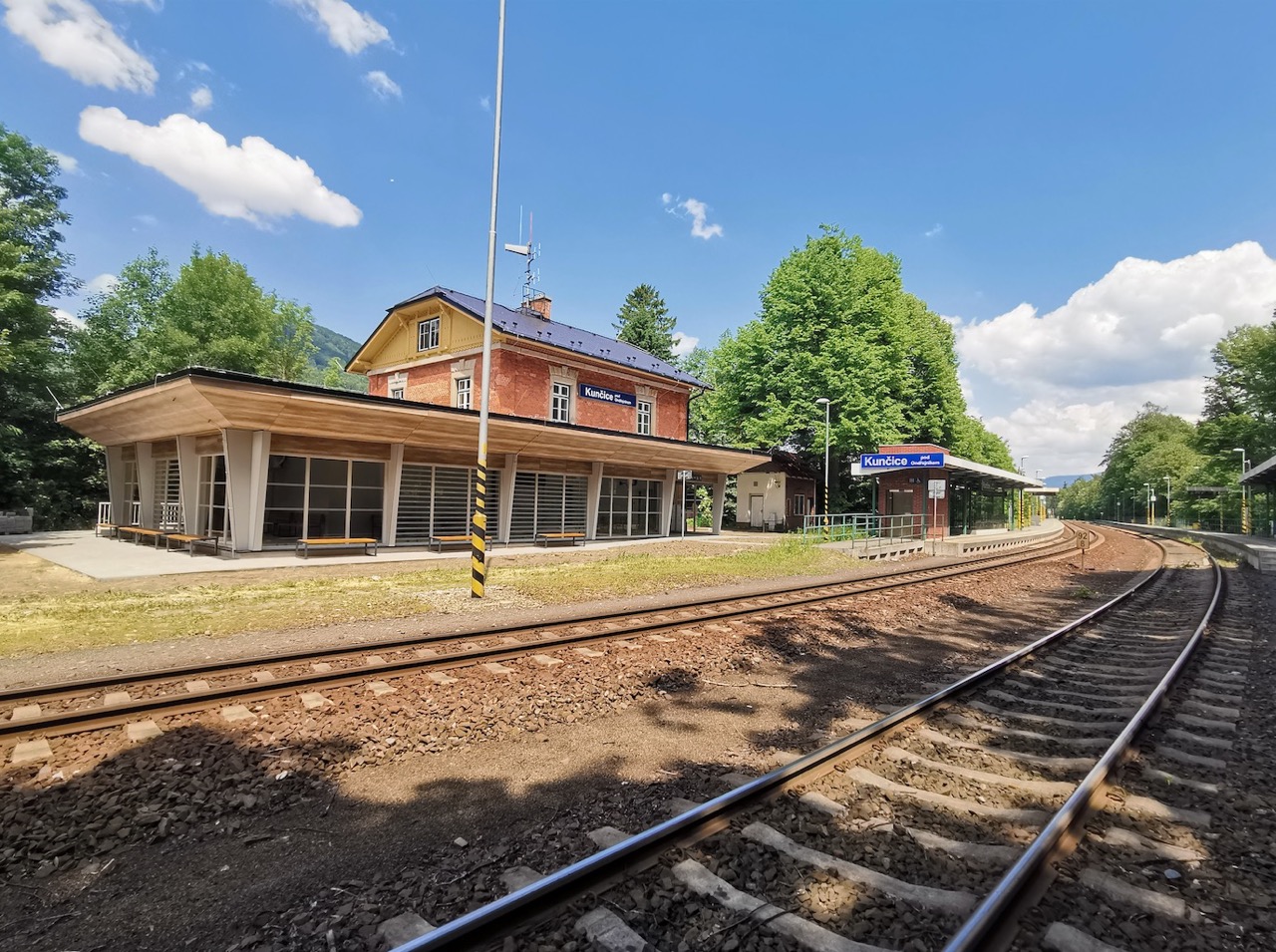 Rekonstrukce budovy nádraží – Kunčice pod Ondřejníkem